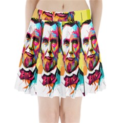 Abraham Lincoln Pleated Mini Skirt by bhazkaragriz