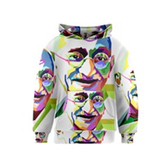 Ghandi Kids  Pullover Hoodie by bhazkaragriz