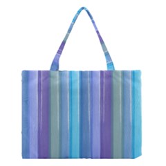 Provence Fields Lavender Pattern Medium Tote Bag by DanaeStudio