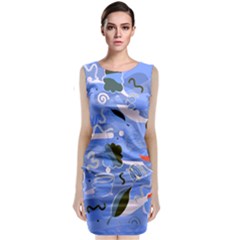 Sea Classic Sleeveless Midi Dress by Valentinaart