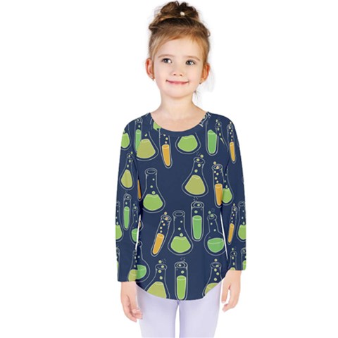 Science Geek Kids  Long Sleeve Tee by BubbSnugg