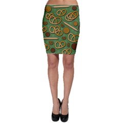 Bakery 4 Bodycon Skirt by Valentinaart