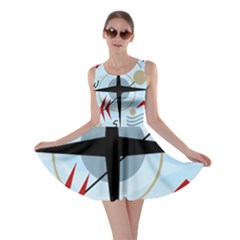 Compass Skater Dress by Valentinaart