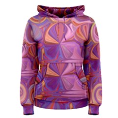 Candy Abstract Pink, Purple, Orange Women s Pullover Hoodie by digitaldivadesigns