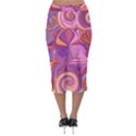 Candy Abstract Pink, Purple, Orange Midi Pencil Skirt View2