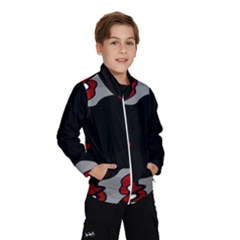 Red Creativity Wind Breaker (kids) by Valentinaart