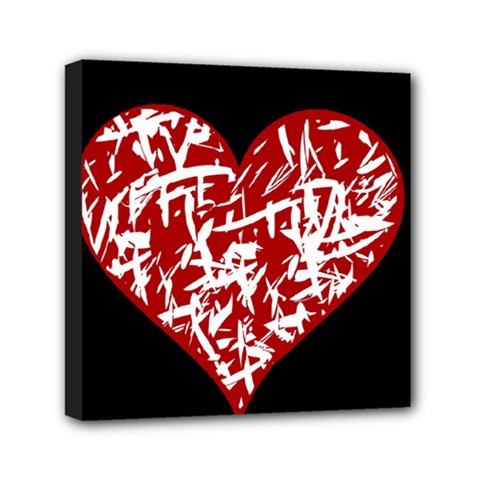 Valentine s Day Design Mini Canvas 6  X 6  by Valentinaart