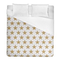 Golden Stars Pattern Duvet Cover (full/ Double Size) by picsaspassion