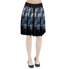 Ghost Tiger Pleated Skirt by Brittlevirginclothing