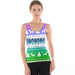 Cute Rainbow Bohemian Tank Top by Brittlevirginclothing