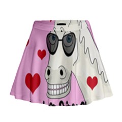 Don t Wait For Prince Charming Mini Flare Skirt by Valentinaart