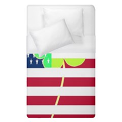 Usa Ireland American Flag Shamrock Irish Funny St Patrick Country Flag  Duvet Cover (single Size) by yoursparklingshop