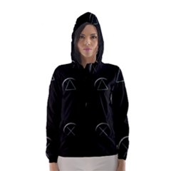 Joystick  Hooded Wind Breaker (women) by Valentinaart