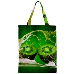 Kiwi Fruit Vitamins Healthy Cut Zipper Classic Tote Bag by Amaryn4rt