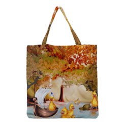 Art Kuecken Badespass Arrangemen Grocery Tote Bag by Amaryn4rt