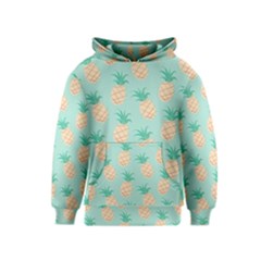 Cute Pineapple Kids  Pullover Hoodie by Brittlevirginclothing