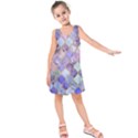 Blue moroccan mosaic Kids  Sleeveless Dress View1