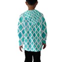 Blue mosaic Hooded Wind Breaker (Kids) View2