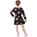 Donuts Kids  Long Sleeve Velvet Dress View2