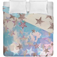 Pastel Stars Duvet Cover Double Side (king Size) by Brittlevirginclothing