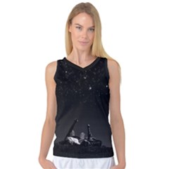 Frontline Midnight View Women s Basketball Tank Top by FrontlineS