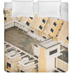 Apartments Architecture Building Duvet Cover Double Side (king Size) by Amaryn4rt