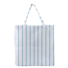 Blue Lines Grocery Tote Bag by Valentinaart