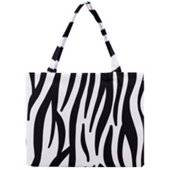 Seamless Zebra Pattern Mini Tote Bag by Nexatart