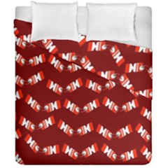 Christmas Crackers Duvet Cover Double Side (california King Size) by Nexatart