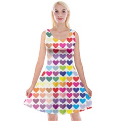 Heart Love Color Colorful Reversible Velvet Sleeveless Dress by Nexatart