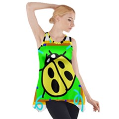 Insect Ladybug Side Drop Tank Tunic by Nexatart