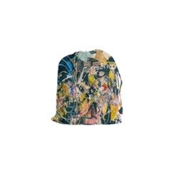 Art Graffiti Abstract Lines Drawstring Pouches (xs)  by Nexatart