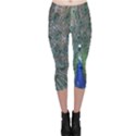 Peacock Four Spot Feather Bird Capri Leggings  View1