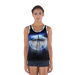 Energy Revolution Current Women s Sport Tank Top  by Nexatart