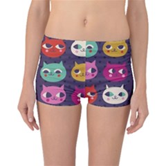 Colorful Kitties Boyleg Bikini Bottoms by Brittlevirginclothing