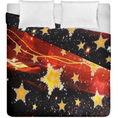 Holiday Space Duvet Cover Double Side (king Size) by Nexatart