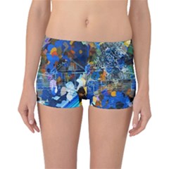 Abstract Farm Digital Art Boyleg Bikini Bottoms by Nexatart