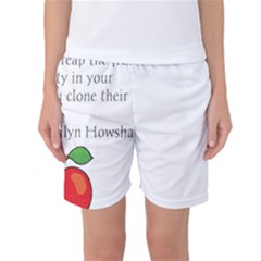 Fruit Of Education Women s Basketball Shorts by athenastemple