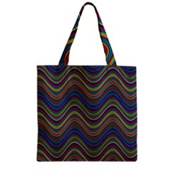 Decorative Ornamental Abstract Zipper Grocery Tote Bag by Nexatart