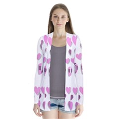 Love Valentine S Day 3d Fabric Cardigans by Nexatart