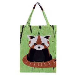 Red Panda Bamboo Firefox Animal Classic Tote Bag by Nexatart