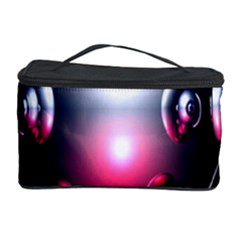 Red 3d  Computer Work Cosmetic Storage Case by Nexatart