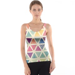 Colorful Triangle Tank Top by Brittlevirginclothing