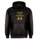 Black I love my girlfriend gets me a beer Men s Pullover Hoodie View1