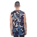 Blue Water Camouflage Men s Basketball Tank Top View2