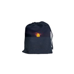 Sunset Ocean Azores Portugal Sol Drawstring Pouches (xs)  by Nexatart