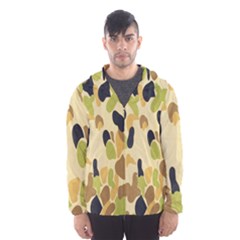 Army Camouflage Pattern Hooded Wind Breaker (men) by Nexatart