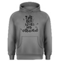 Grey this boy loves his girlfriend  Men s Pullover Hoodie View1