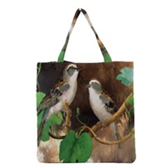 Backdrop Colorful Bird Decoration Grocery Tote Bag by Nexatart