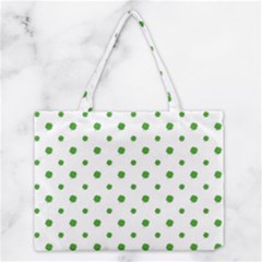 Saint Patrick Motif Pattern Medium Tote Bag by dflcprints